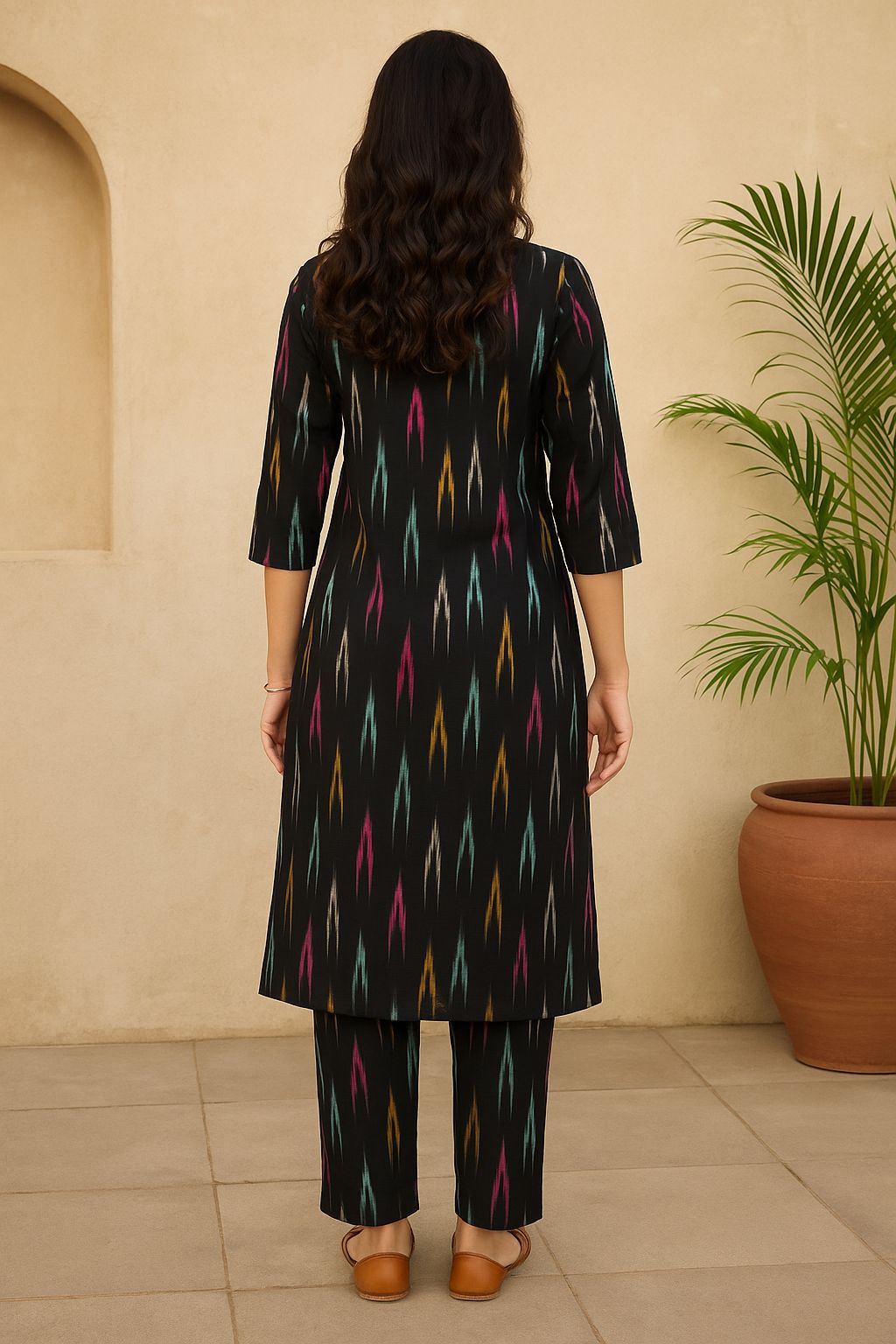 Black Kurta Set