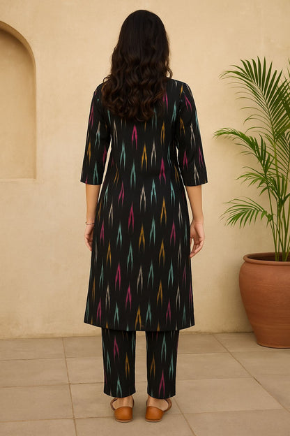 Black Kurta Set