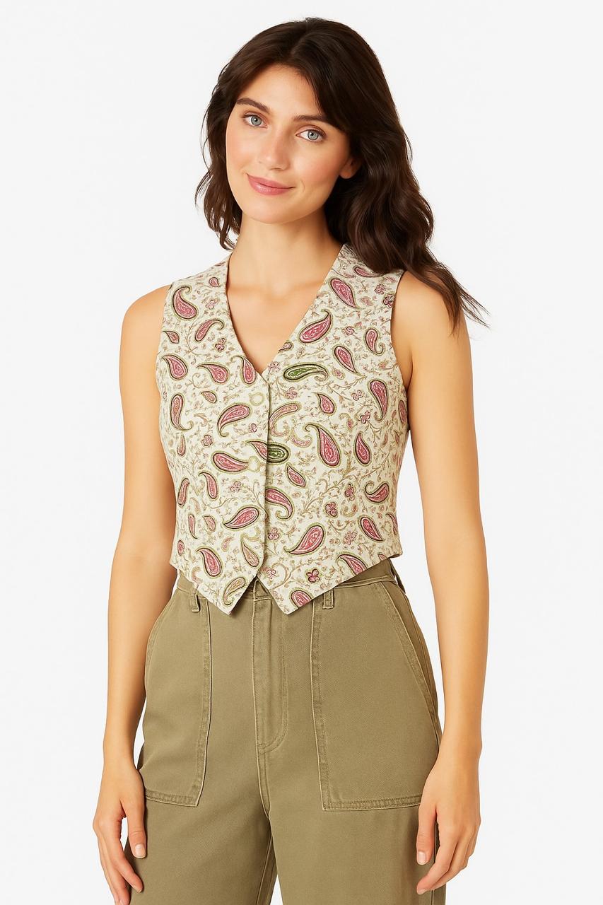 Paisely Charm Waist Coat