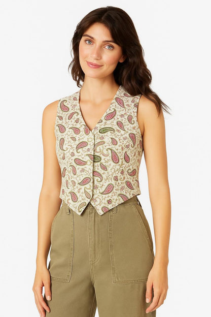 Paisely Charm Waist Coat